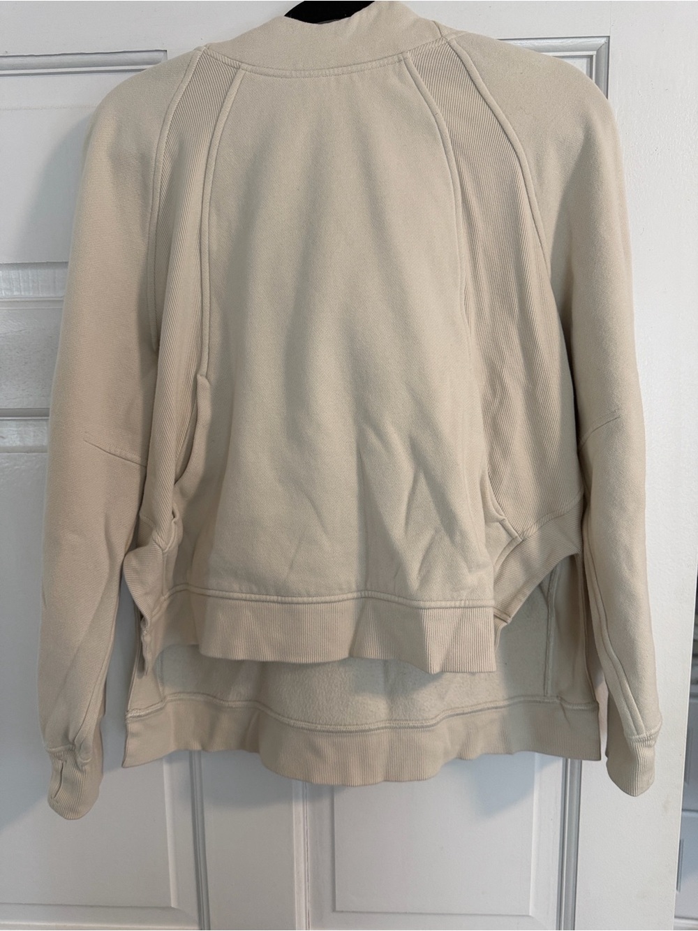 Lululemon Scuba Oversized Side Slit Hoodie - ivory